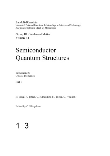 Optical Properties. Part 1
