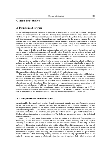 Biradicals, Radicals in Excited States, Carbenes and Related Species
