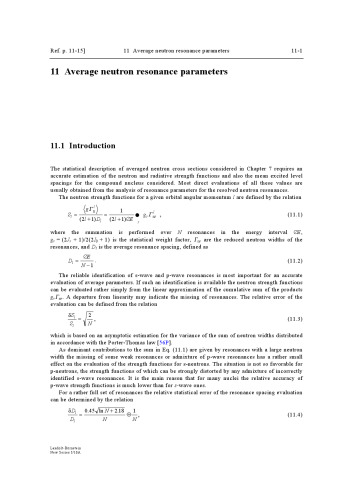 Low Energy Neutrons and their Interaction with Nuclei and Matter. Part 2