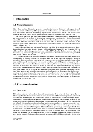 Molecules containing Three or Four Carbon Atoms