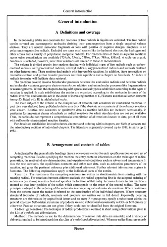 Carbon-Centered Radicals I