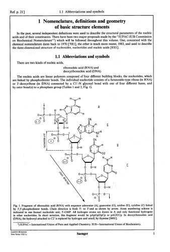 Crystallographic and Structural Data I
