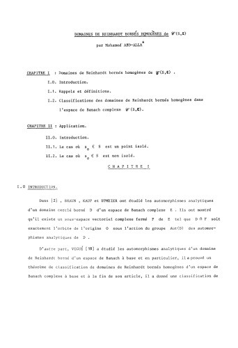 Séminaire d'Analyse: Années 1983/1984