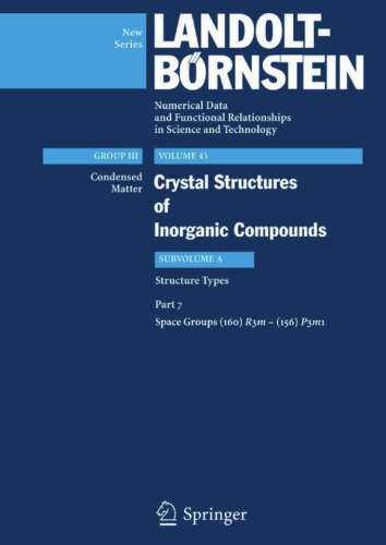 Crystal Structures of Inorganic Compounds