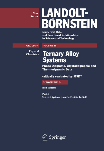 Iron Systems, Part 4: Selected Systems from Cu-Fe-Si to Fe-N-U