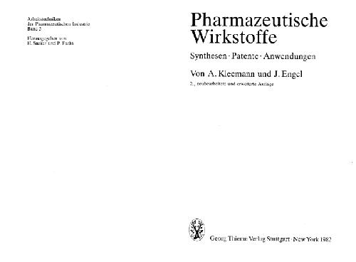 Pharmaczeutishe-Wirkstoffe