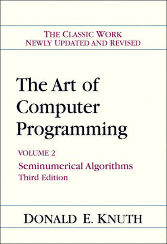 The Art of Computer Programming, Volume 2: Seminumerical Algorithms (3rd Edition)