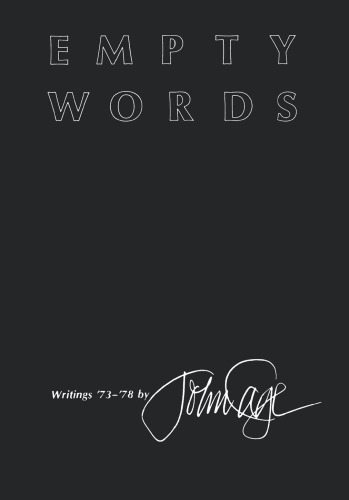 Empty Words: Writings '73-'78