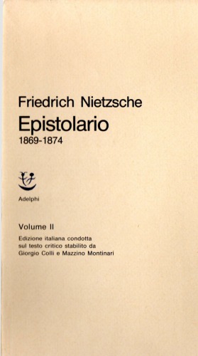 Epistolario. 1869-1874