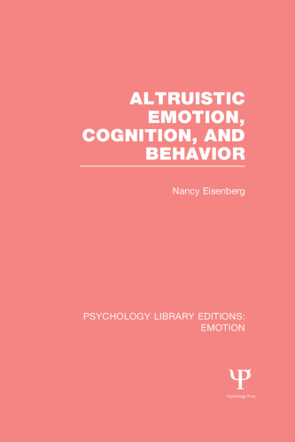 Altruistic Emotion, Cognition, and Behavior (PLE Emotion)
