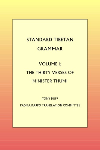 Standard Tibetan Grammar