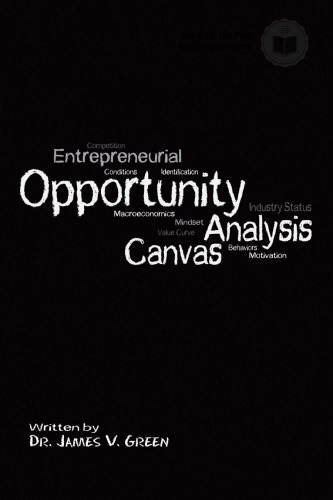 The Opportunity Analysis Canvas