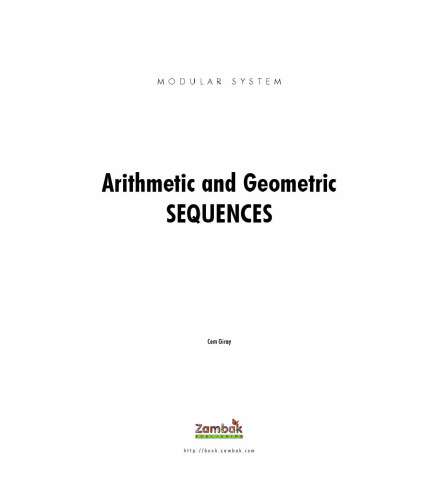 Arithmetic and Geometric Sequences (Zambak)