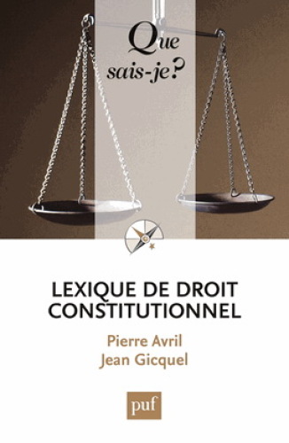 Lexique de droit constitutionnel