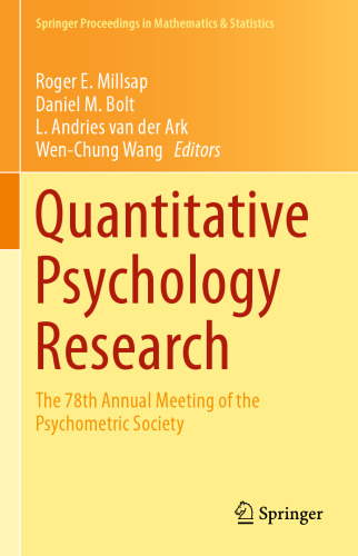 Quantitative Psychology Research: The 78th Annual Meeting of the Psychometric Society