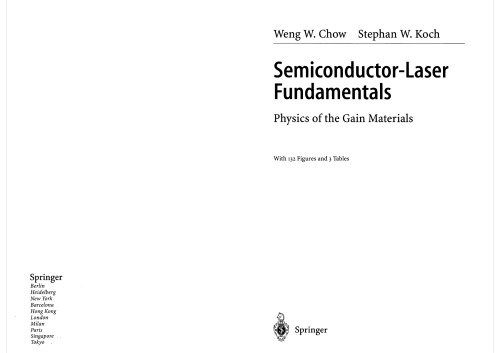 Semiconductor-laser fundamentals: physics of the gain materials
