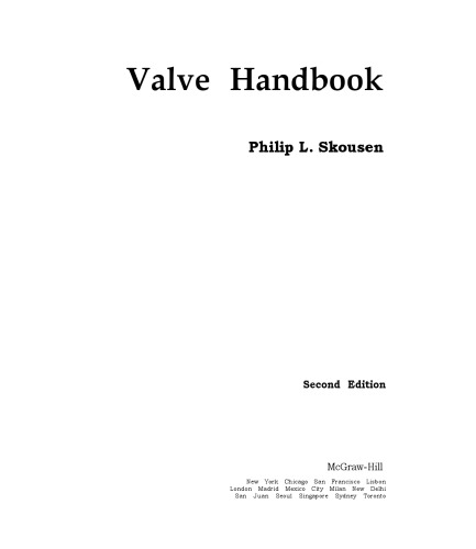 Valve handbook