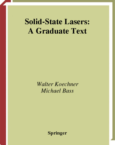 Solid-state lasers: a graduate text