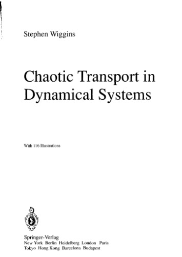 Chaotic Transport in Dynamical Systems