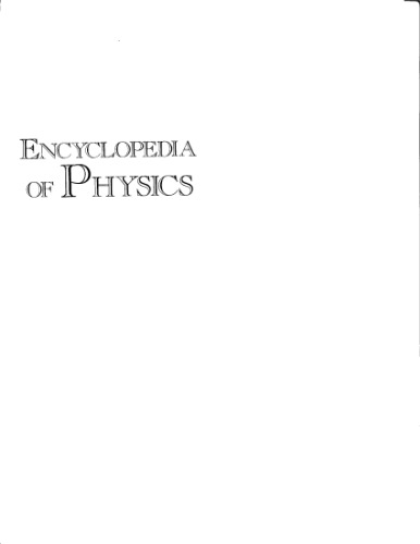 Encyclopedia Of Physics