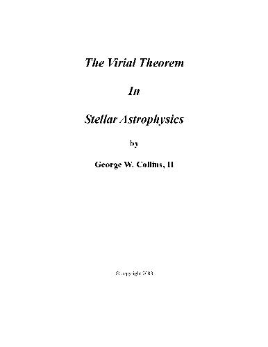 The Virial Theorem in Stellar Astrophysics