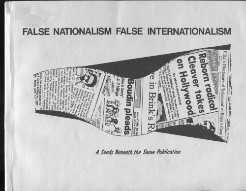 False Nationalism, False Internationalism: Class Contradictions in the Armed Struggle