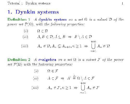 Tutorials in Probability