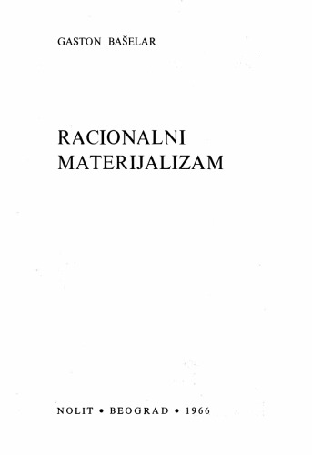 Racionalni Materijalizam