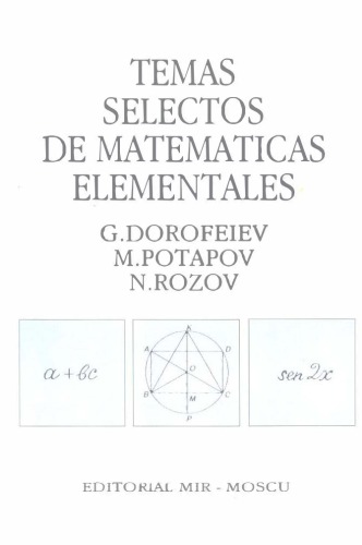 Temas Selectos de Matemáticas Elementales