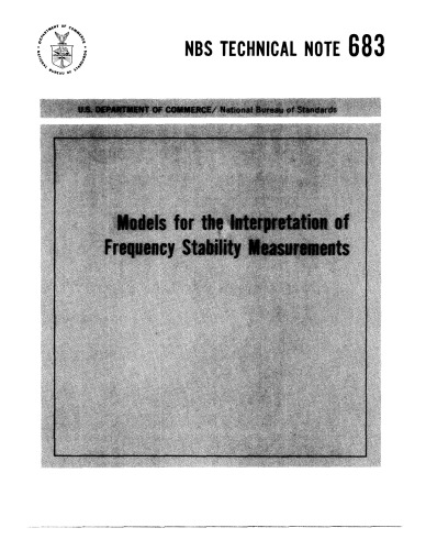 Models for the Interpretation of Frequency Stability Measurements
