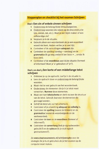 schrijven op b2 niveau