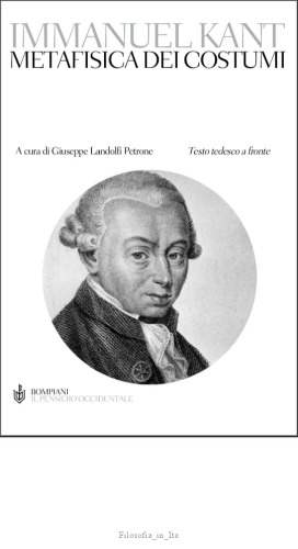 Metafisica dei costumi. Testo tedesco a fronte