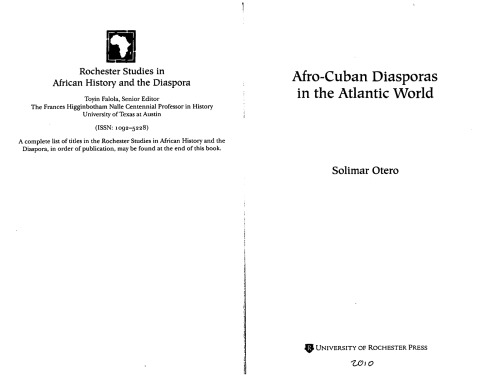 Afro-Cuban Diasporas in the Atlantic World
