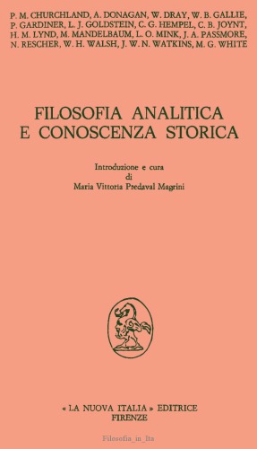 Filosofia analitica e conoscenza storic
