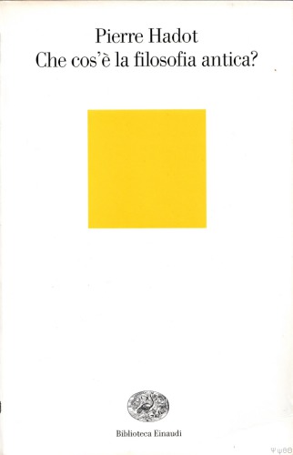 Che cos'è la filosofia antica?