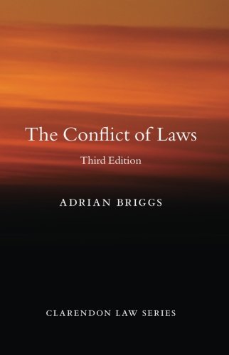 The Conflict of Laws