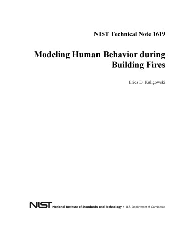 Modeling Human Behavior during Building Fires