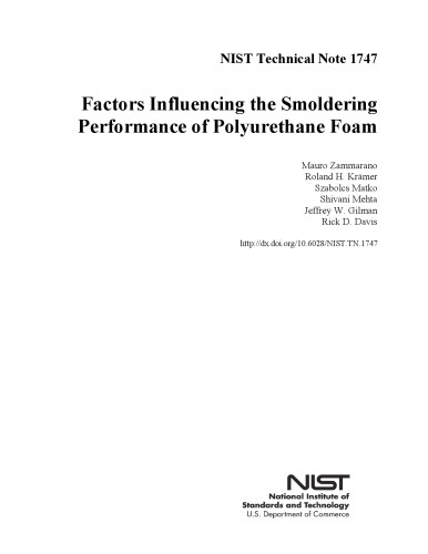 Factors Influencing the Smoldering Performance of Polyurethane Foam