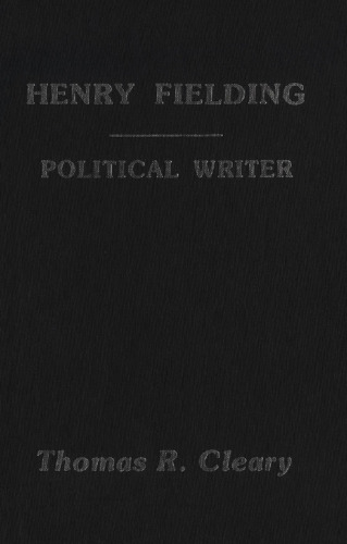 Henry Fielding: A Political Writer