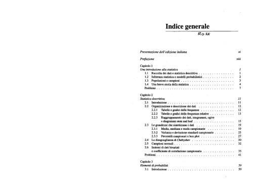 Probabilità e statistica per l'ingegneria e le scienze