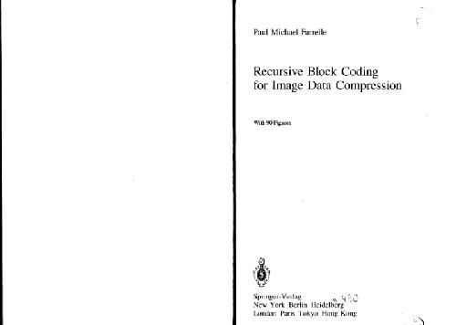 Recursive block coding for image data compression