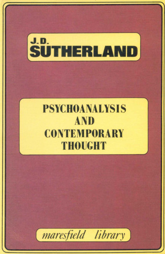 Psychoanalysis and Contemporary Thought