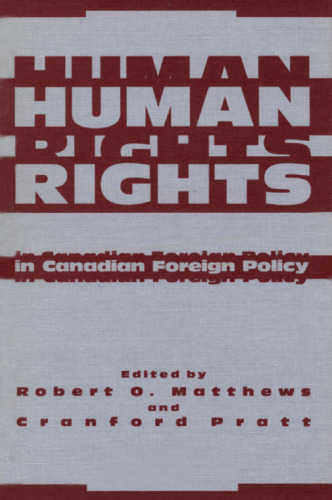 Human Rights in Canadian Foreign Policy