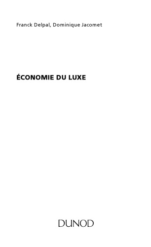 Economie du luxe