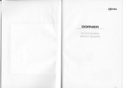 Dornier Die Chronik des aeltesten deutschen Flugzeugwerks [Hardcover]