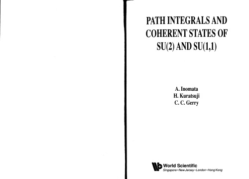 Path Integrals and Coherent States of Su(2) and SU(1,1)