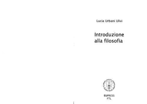 Introduzione alla filosofia
