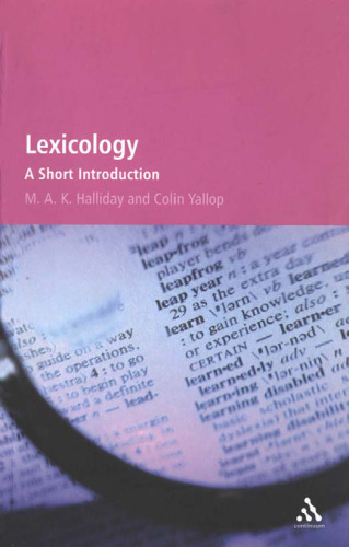Lexicology: A Short Introduction