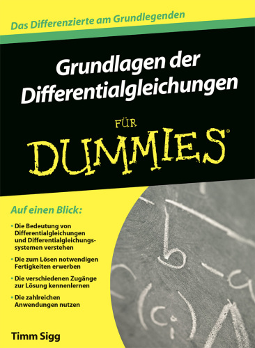 Grundlagen der Differenzialgleichungen für Dummies