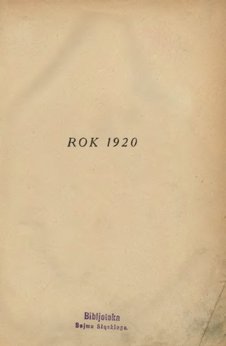 Rok 1920 : z powodu pracy M. Tuchaczewskiego 